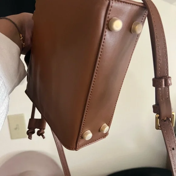 Brandon Blackwood Brown Mini Leather Bag - Picture 2 of 4